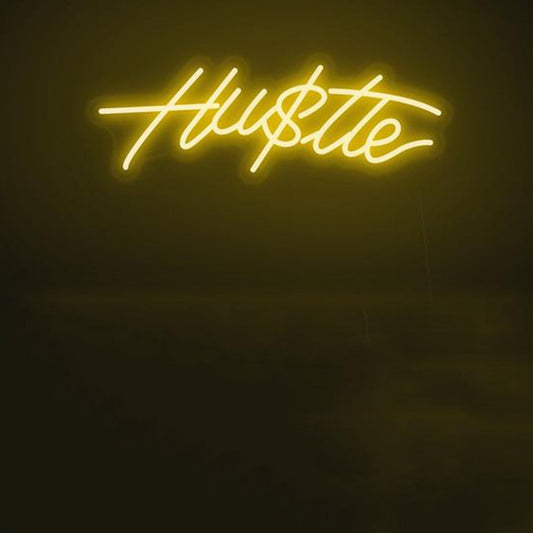 Hustle Neon Sign -  Wall Decoration
